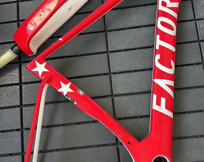 Factor Ostro Vam Compatible Bike Decal Replacement Set | Custom Bicycle Frame Sticker Kit