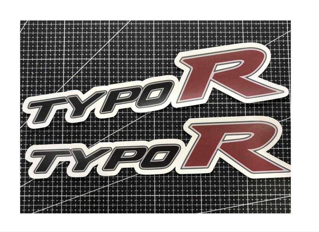 52 Inch Type R Sticker Japanese Type R Decals (set of 2): JDM Weatherproof Vinyl Stickers - Etsy