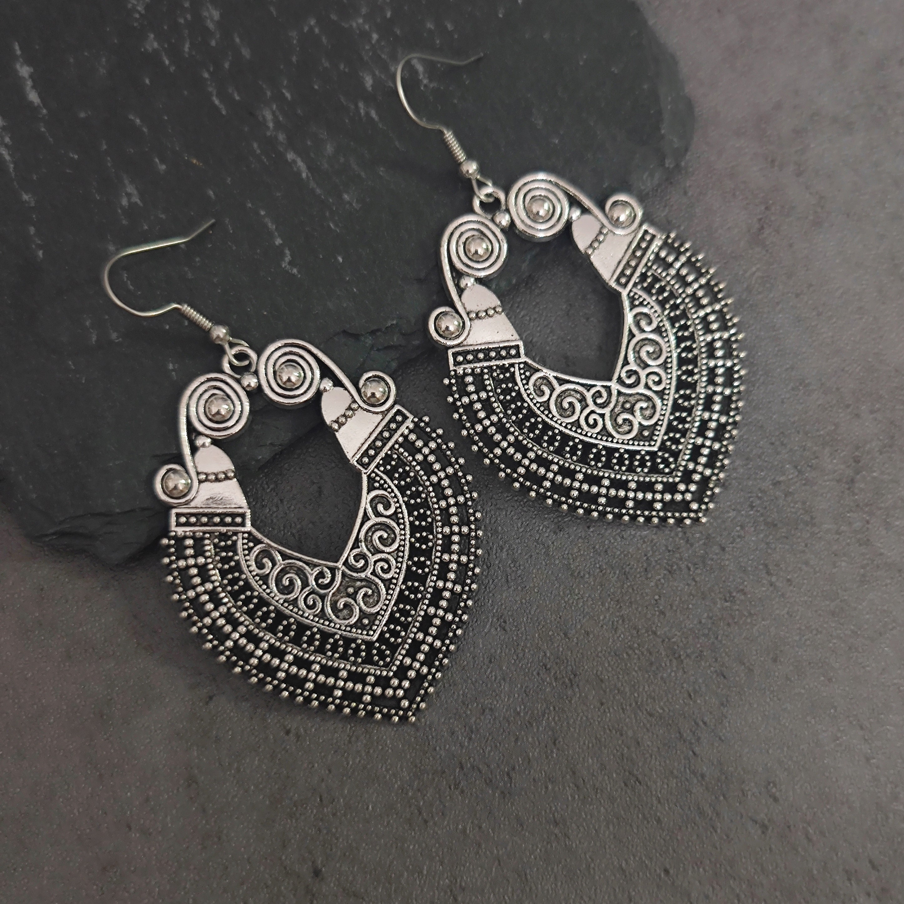 African Wooden Drop Earrings - Lightweight Bohemian Ethnic Style For Women