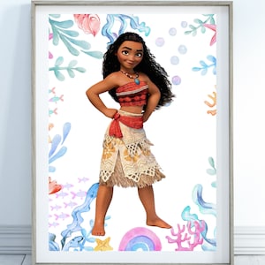 Moana wall print