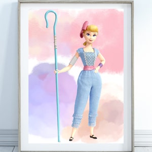 Toy Story Bo Peep, Bo Peep Print, Toy Story Print