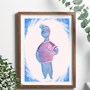 Wade wall print