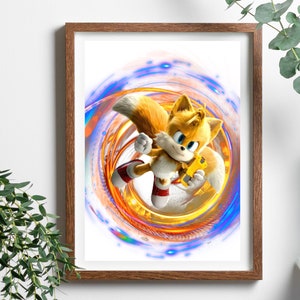 Tails wall print