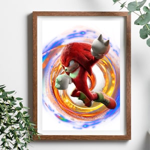 Knuckes wall print