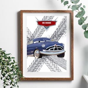 Doc Hudson Car wall print