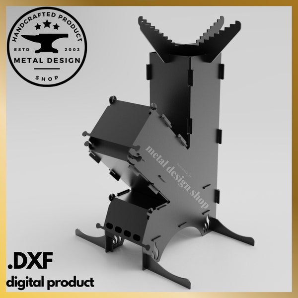 Rocket Stove, Pellet Rocket Stove, Diy Rocket Stove, Wood Stove, Rocket Stove Grill, Camping Fire Pit, Fire Pit Dxf, Wood Stove Dxf,