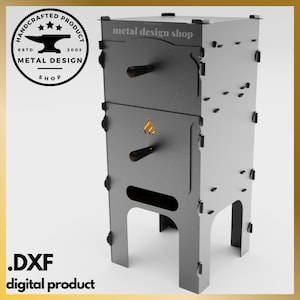 Pizza Oven, Wood-fired pizza Oven, Quick Outdoor Cooking, Dxf Files For Plasma, Wood Stove, Fire Pit, Camping Stove, DIY Grill, Rocket Stove