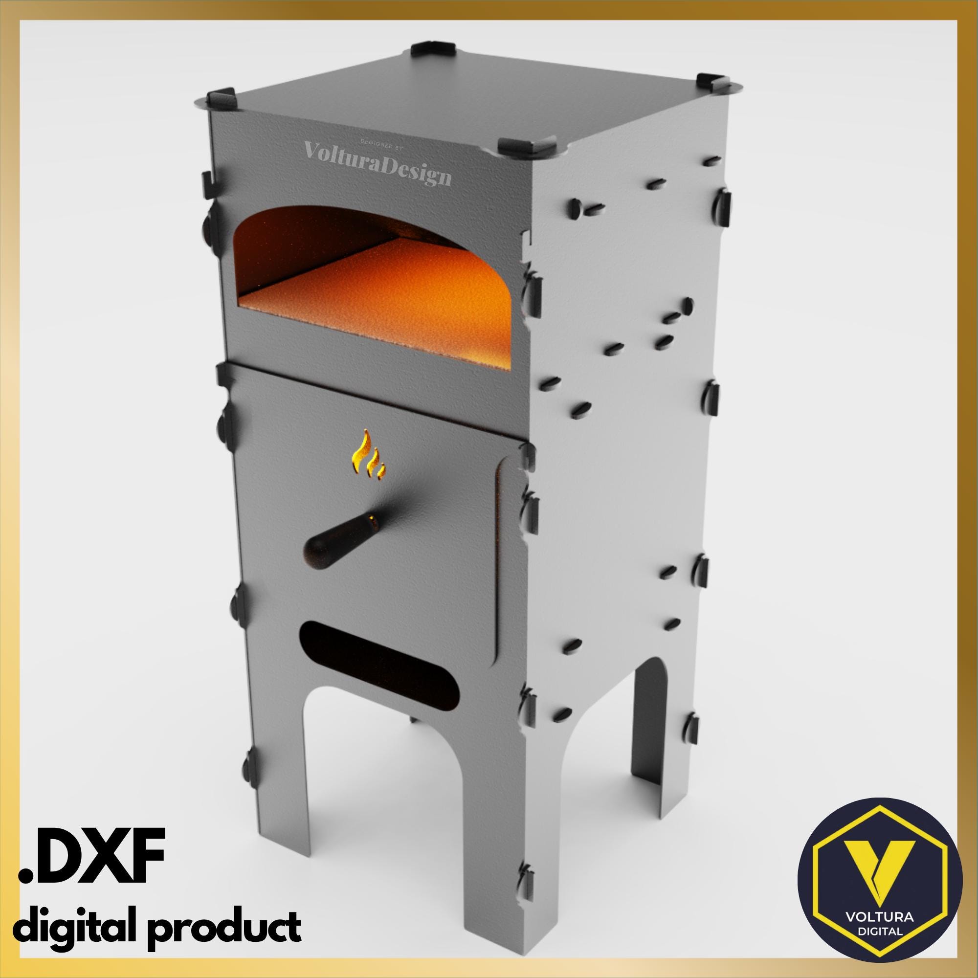 Wood Fired Pizza Oven DXF Files | CNC Laser Cut Outdoor Plans