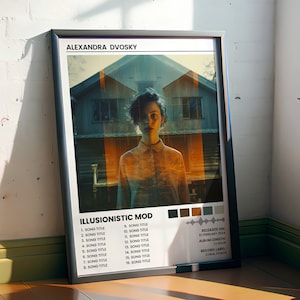 Album Cover Poster Canva Template | Album Poster Canva | Customizable Digital Music Poster | Album Poster | Personalize Album Print.