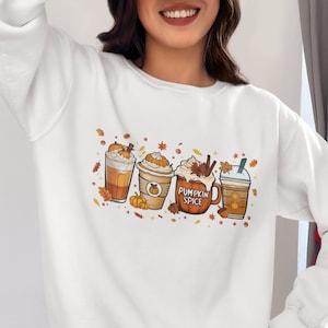 Fall Coffee Drink Png, Fall Drink Design, Orange Pumpkin Latte Png, pumpkin Coffee Png, Pumpkin Spice Png, Coffee Sublimation Png, Fall PNG.