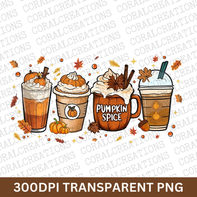 Fall Coffee Drink Png, Fall Drink Design, Orange Pumpkin Latte Png, pumpkin Coffee Png, Pumpkin Spice Png, Coffee Sublimation Png, Fall PNG.