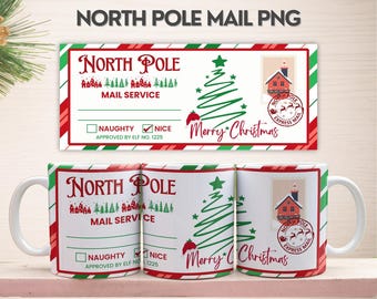 Christmas Mug Wrap, Christmas mug design, Sublimate Mug Design PNG, mug wrap png, 11oz and 15oz mug, Personalized Christmas Gift.