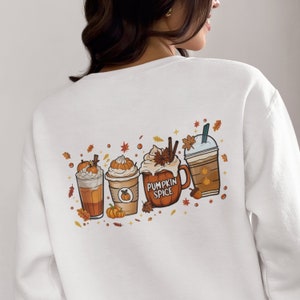 Fall Coffee Drink Png, Fall Drink Design, Orange Pumpkin Latte Png, pumpkin Coffee Png, Pumpkin Spice Png, Coffee Sublimation Png, Fall PNG.