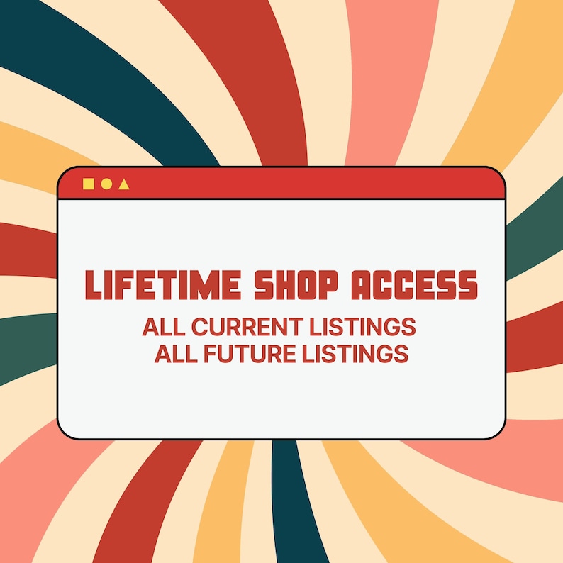 ENTIRE STORE - All Past and Future Designs - Google Drive Access - Whole Etsy Shop, Tumbler designs, Budget Spreadsheet, T-shirt designs etc