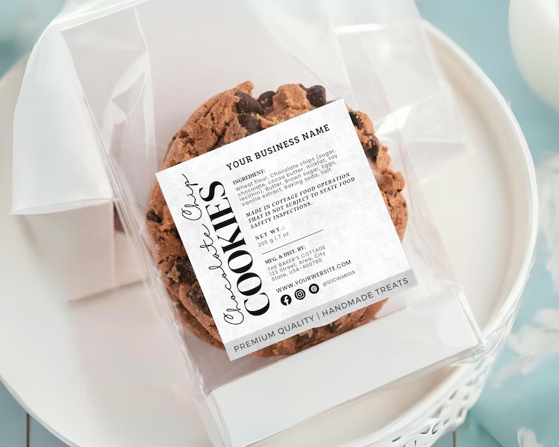 Cottage Food Label | Cottage Baking Label | Home Baked Goods Label ...