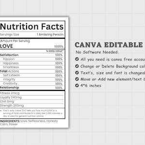 Nutrition Facts Template, Nutrition Facts PNG, Birthday Nutrition Facts Template, Nutrition facts SVG, Nutrition Facts Mug, Nutrition Facts, Nutrition Facts Mugs, Nutrition Facts PNG, Chips Bag Nutrition, Nutrition Facts Label