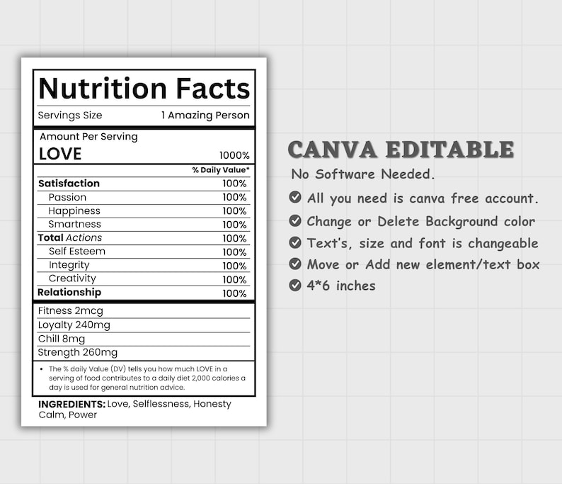 Nutrition Facts Template, Nutrition Facts PNG, Birthday Nutrition Facts Template, Nutrition facts SVG, Nutrition Facts Mug, Nutrition Facts, Nutrition Facts Mugs, Nutrition Facts PNG, Chips Bag Nutrition, Nutrition Facts Label