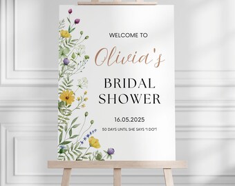 De Liefde van wilde bloemen in bloei, het Bruids Welkomsteken van de tuin, het BloemenTeken van het Vrijgezellenfeest, bruids welkomstteken, bloemvrijgezellenfeest.