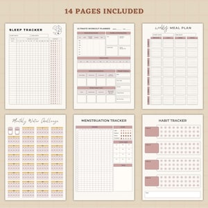75 Soft Challenge Tracker, Daily 75 Soft Challenge journal, 75 Soft Challenge, 75 Day Challenge Printable, Fitness Journal, Habit Tracker