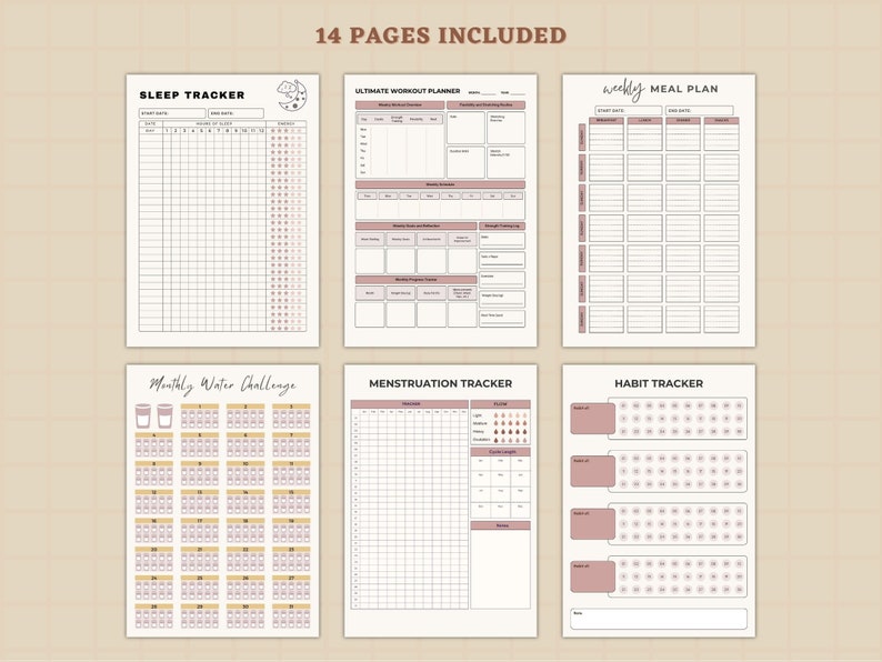 75 Soft Challenge Tracker, Daily 75 Soft Challenge journal, 75 Soft Challenge, 75 Day Challenge Printable, Fitness Journal, Habit Tracker