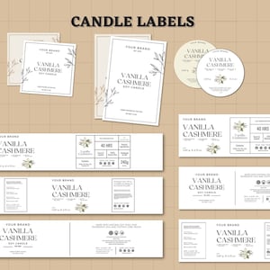 Candle Business Bundle I Editable Canva Template, Invoice Template ...