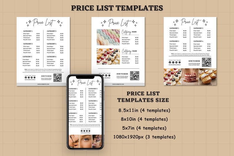 Cookie Order Form | Bakery Order Form | Bakery Business Forms | Care Instructions | Cake Business Cards | Price List | Daily Planner | Canva