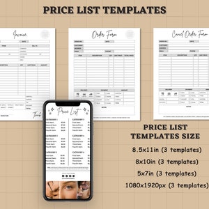 Candle Business Bundle I Editable Canva Template, Invoice Template ...