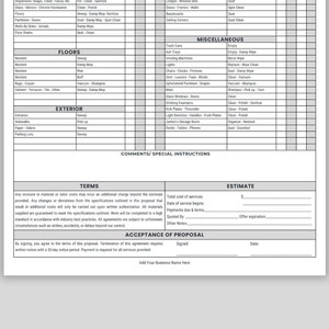 Cleaning Proposal Template, Basic Editable Commercial Cleaning, Cleaning Service Proposal, Canva template, Housekeeping, Cleaning Contract