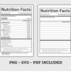 Nutrition Facts Template, Nutrition Facts PNG, Birthday Nutrition Facts Template, Nutrition facts SVG, Nutrition Facts Mug, Nutrition Facts, Nutrition Facts Mugs, Nutrition Facts PNG, Chips Bag Nutrition, Nutrition Facts Label