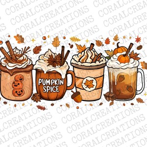 Fall Coffee Drink Png, Fall Drink Design, Orange Pumpkin Latte Png, pumpkin Coffee Png, Pumpkin Spice Png, Coffee Sublimation Png, Fall PNG.