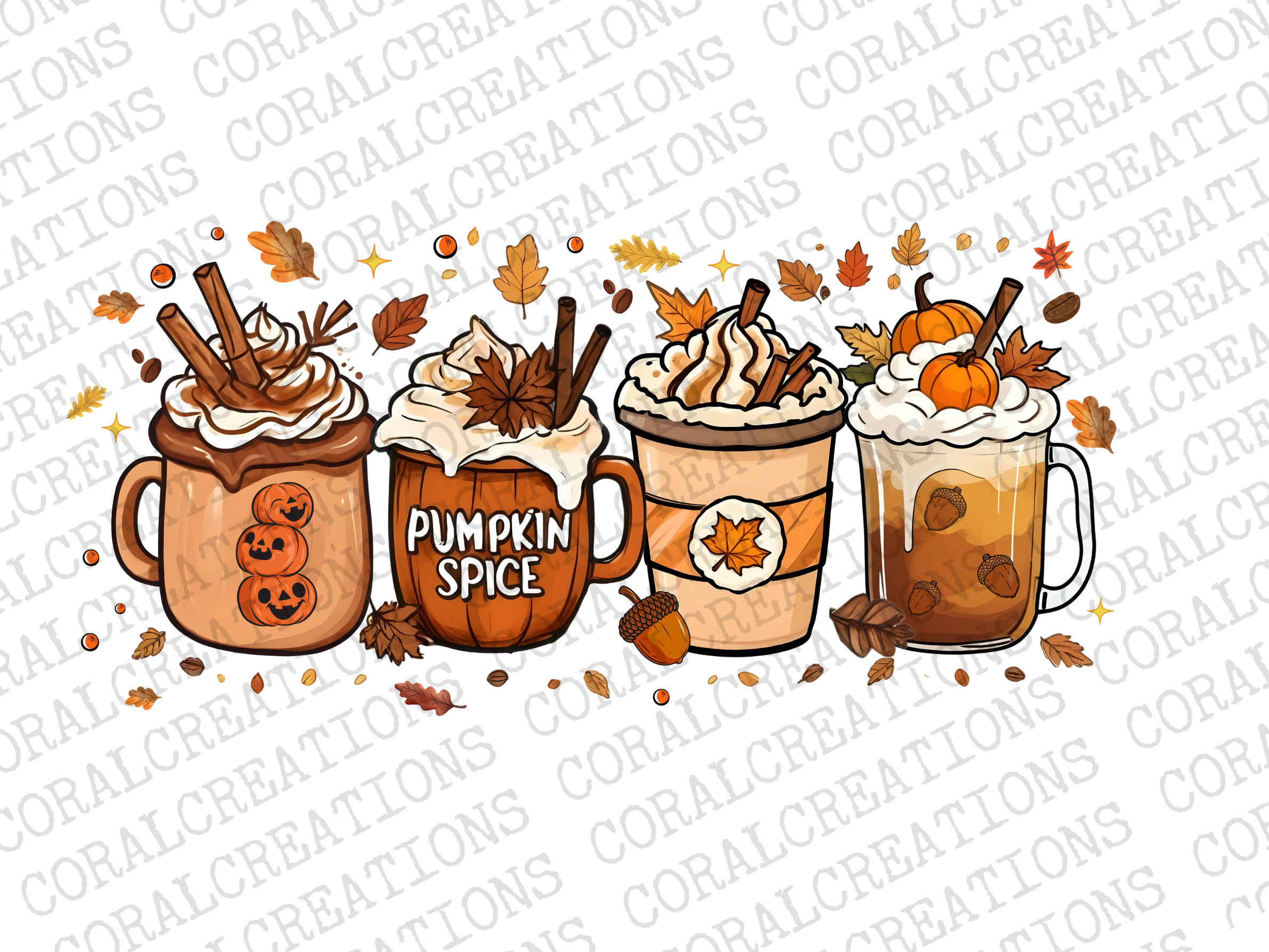 Fall Coffee Drink Png, Fall Drink Design, Orange Pumpkin Latte Png ...