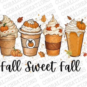 Fall Coffee Drink Png, Fall Drink Design, Orange Pumpkin Latte Png, pumpkin Coffee Png, Pumpkin Spice Png, Coffee Sublimation Png, Fall PNG.