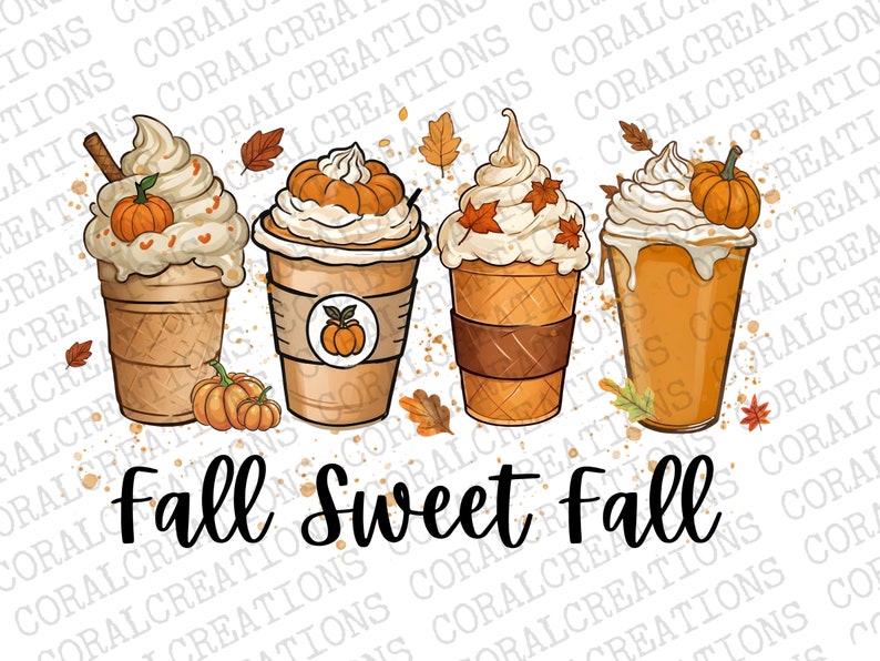 Fall Coffee Drink Png, Fall Drink Design, Orange Pumpkin Latte Png, pumpkin Coffee Png, Pumpkin Spice Png, Coffee Sublimation Png, Fall PNG.