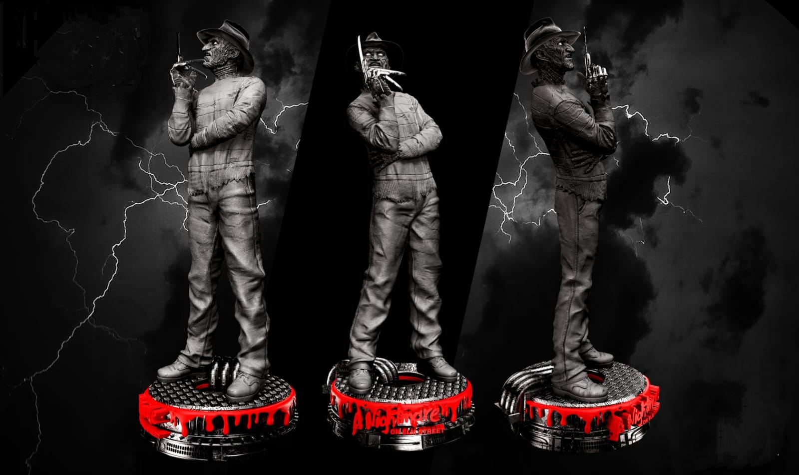 Fredy Krueger Sculpture 3d model
