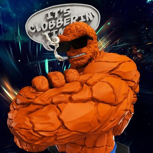 Marvel the Thing 3D Model - Etsy