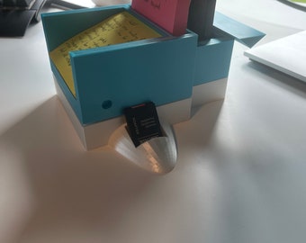 Whale Note Holder Desk Organizer