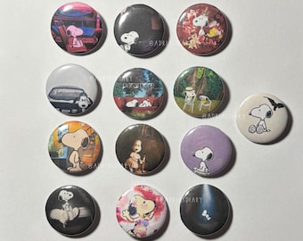 NEW Dog Album Button Pins | 1.25 in (S)