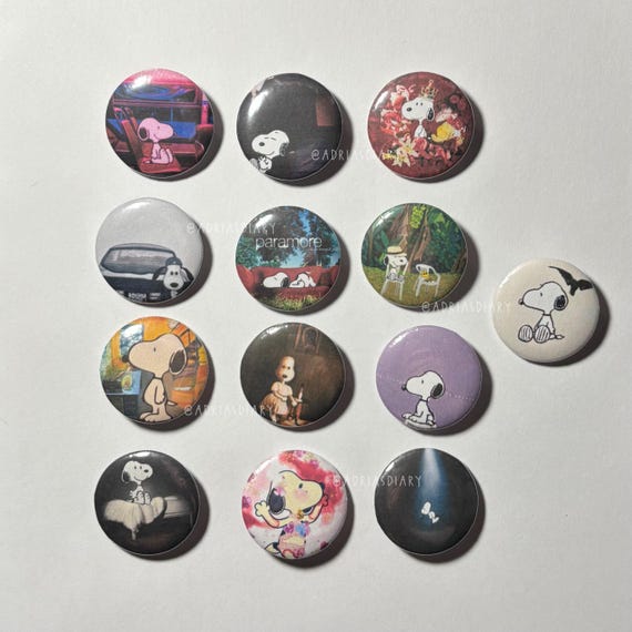 NEW Dog Album Button Pins | 1.25 in (S)