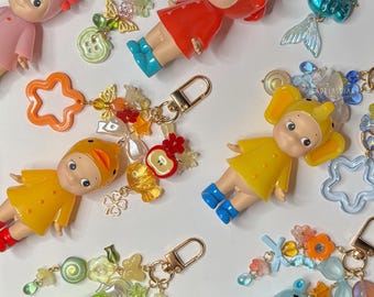 Sonny Angel Handmade Keychains | Authentic | Gold | Rainy Day series