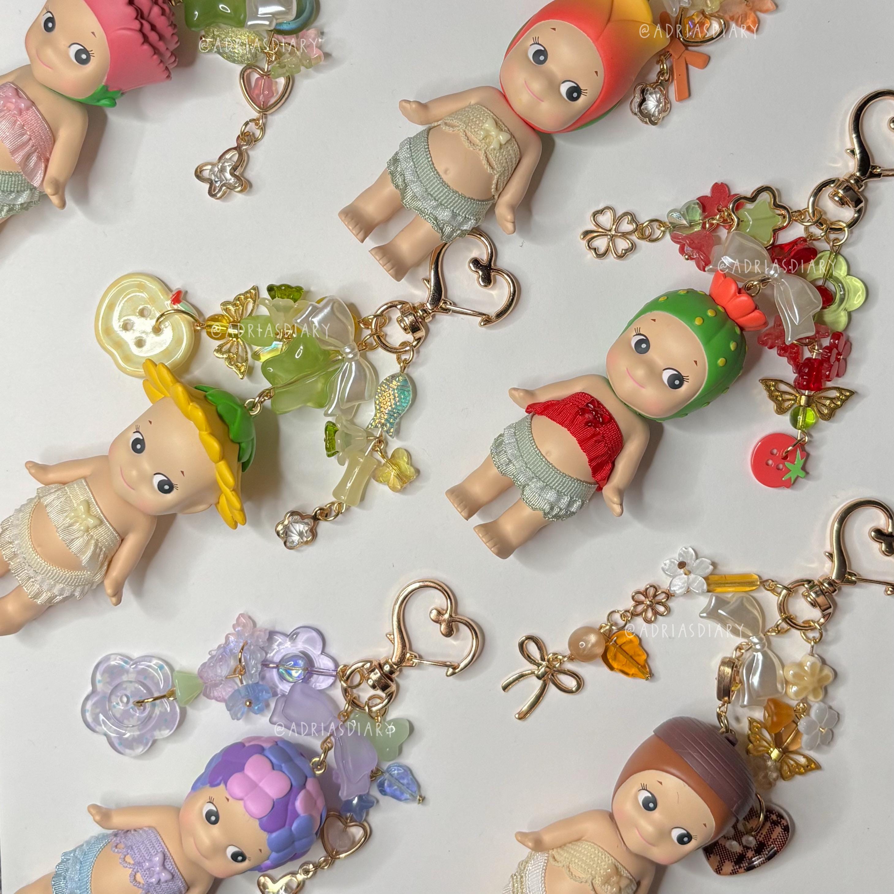 Sonny Angel Keychains | Authentic | Gold | Flower series