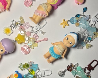 Sonny Angel Handmade Keychains | Authentic | Marine & Strawberry Love series