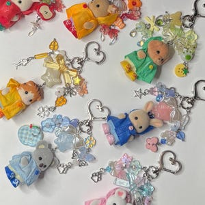 Calico Critter Keychains | Authentic | Raincoat series