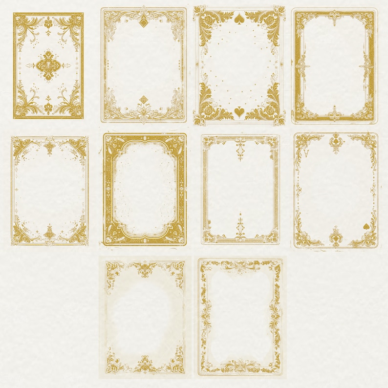 Gold Book covers clipart, 34 png gilded book covers, ornate frame, gold corner border, digital scrapbook paper crafts, commercial use, printable elements, decorative golden corner, transparent background, digital download, gold ornament graphics