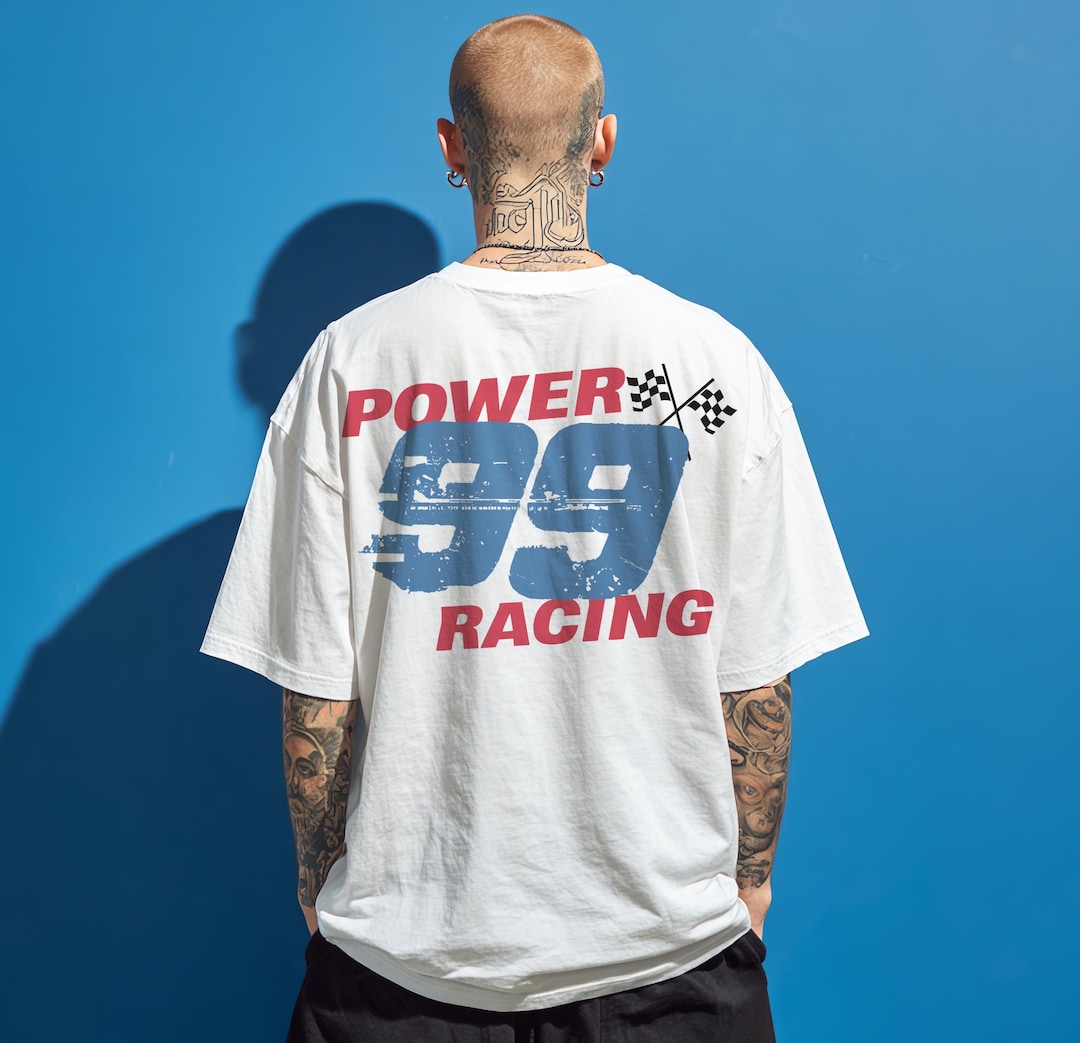 Vintage Power 99 Racing Design: Retro Motorsport PNG, PDF (commercial ...