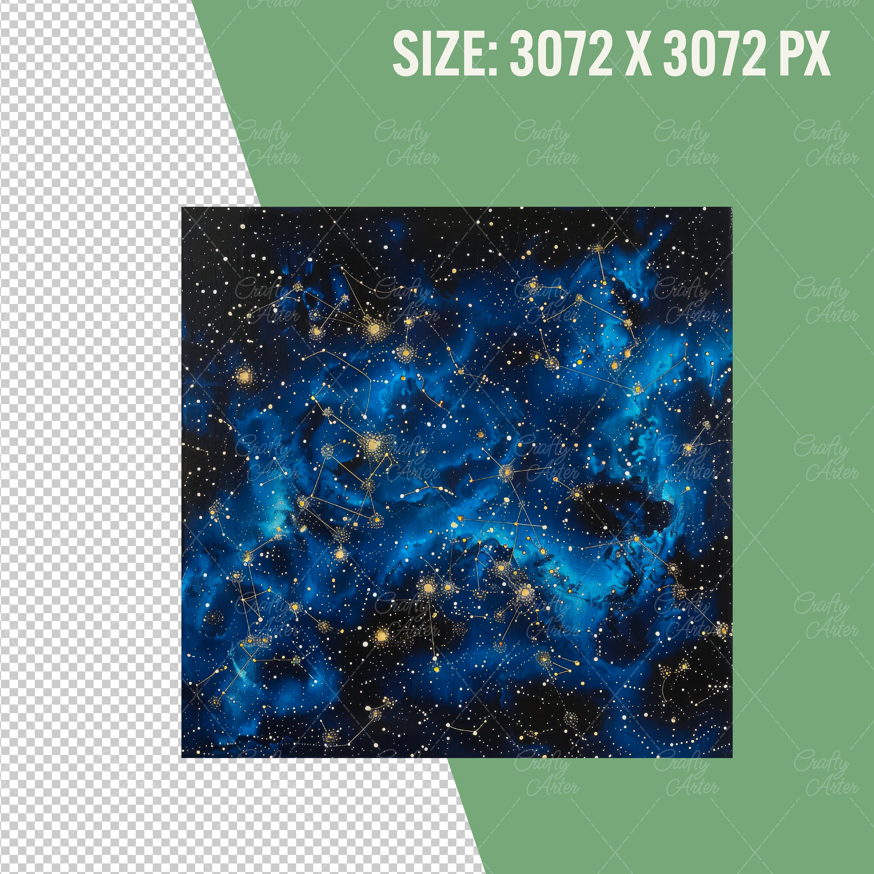 Cosmic Night digitaal papier: 21 hemelse aquareltexturen (commercieel  gebruik) - Etsy België, image size:3000x3000