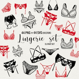 Damenunterwäsche Clipart, Damenunterwäsche png, Dessous-Svg-Vektorgrafik, Lady Boudoir, Spitzenunterwäsche, Mode-Illustrations-Brautparty, kommerzielle Nutzung