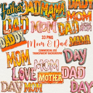 Grafica per la festa della mamma 33 png madre e padre design a sublimazione, festa della mamma, amore mamma mamma file png, download digitale per uso commerciale