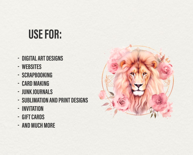 Watercolor Boho Zodiacs clipart, 12 png Horoscope clipart Astrological floral pink zodiac, Watercolor illustration Commercial Use