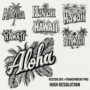 Hawaii svg bundle, hawaii png bundle, aloha svg hawaii shirt design, travel clipart beach cut files surfing vector, palm tree commercial use, hawaii quotes, hawaii flower png, dance clip art, silhouette volcano, island ocean svg, digital art