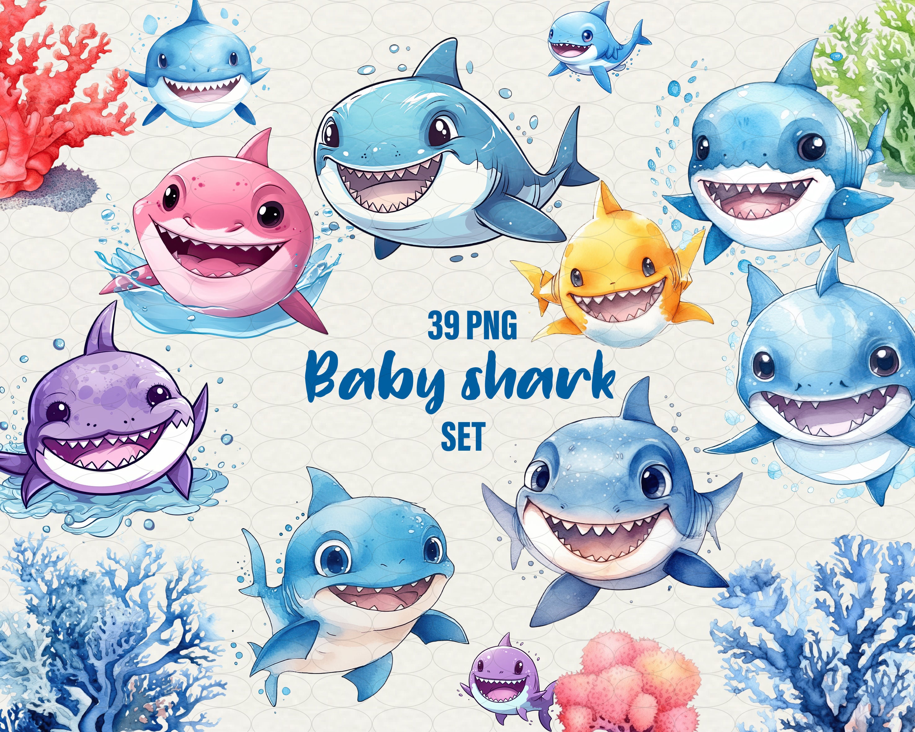 Baby Shark Clipart Hd PNG, Baby Shark Illustration Vector On White  Background, Baby Shark Clipart, Illustration, Animal PNG Image For Free  Download